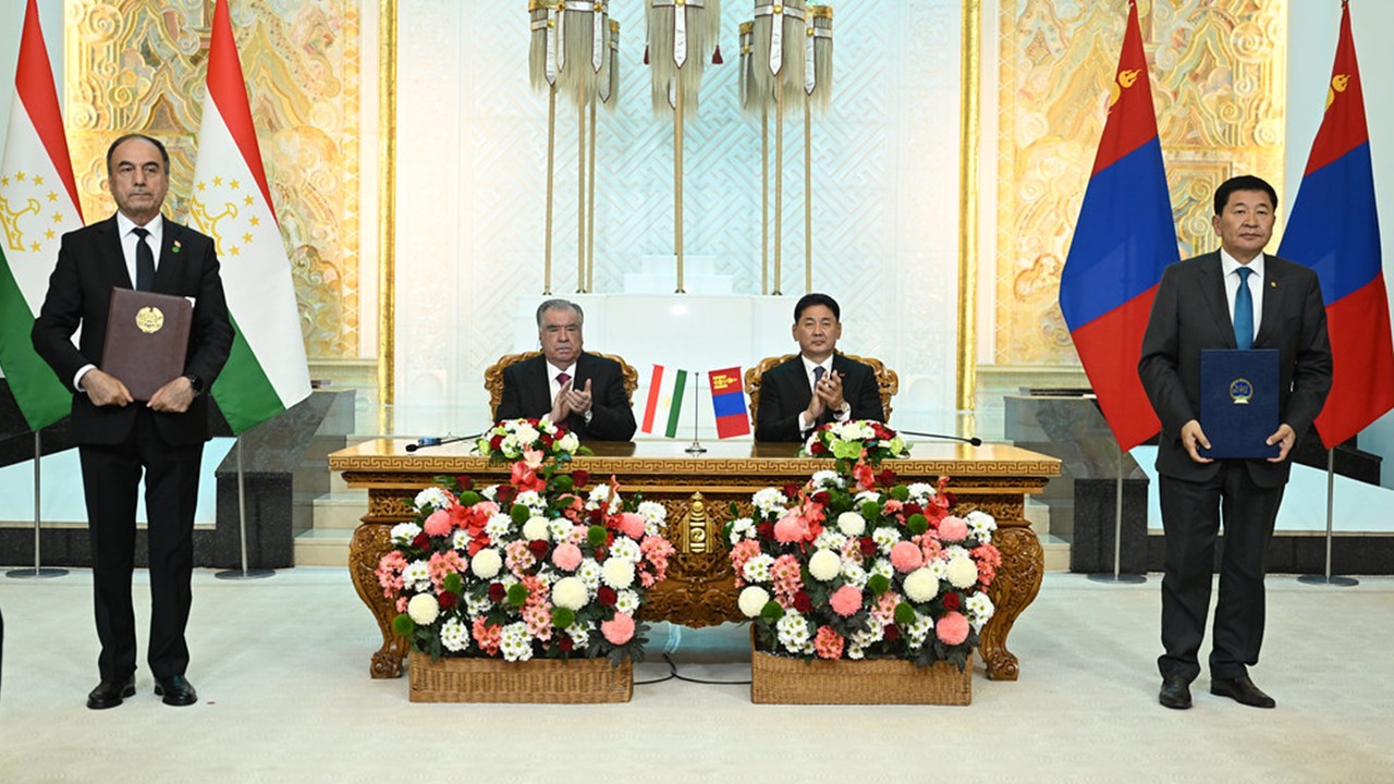 Tajikistan and Mongolia sign new agreements to deepen trade and investment ties