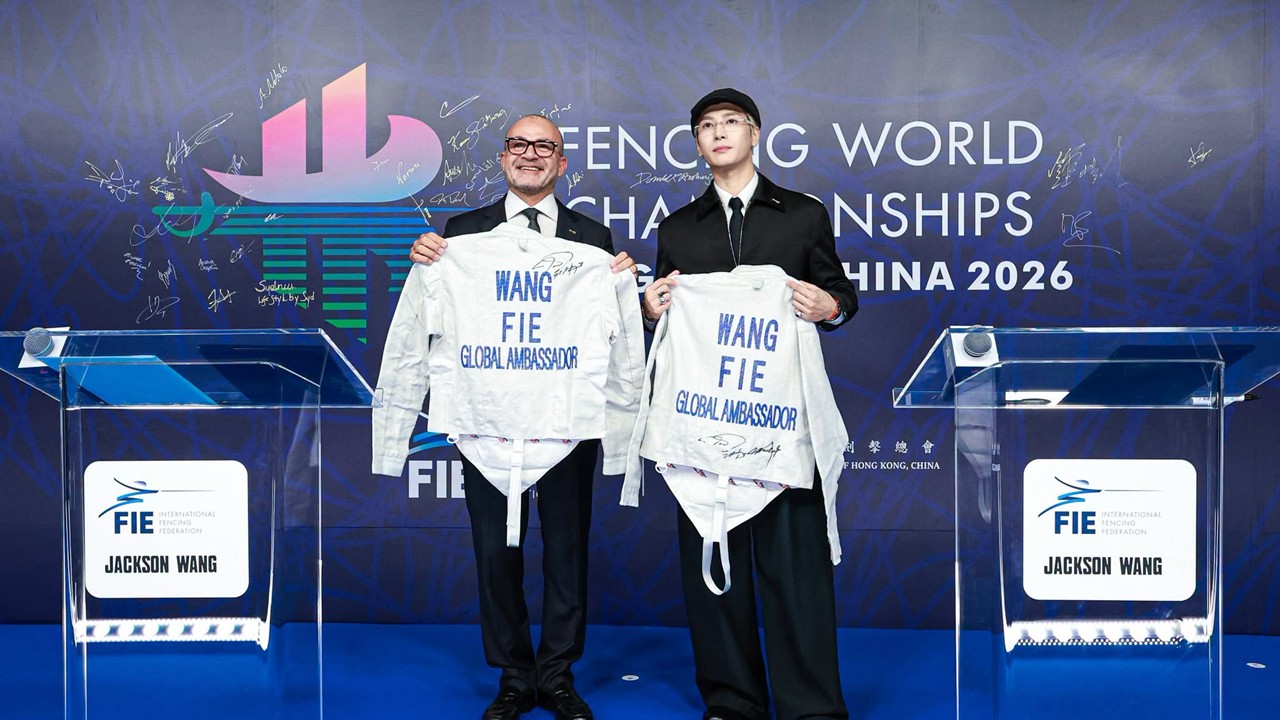 Jackson Wang returns to his sporting roots as FIE names Global Ambassador ahead of LA28