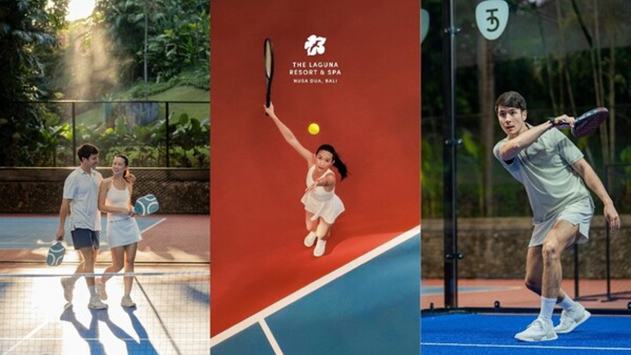 The Laguna Bali serves up tennis, padel and pickleball with Trinity Courts