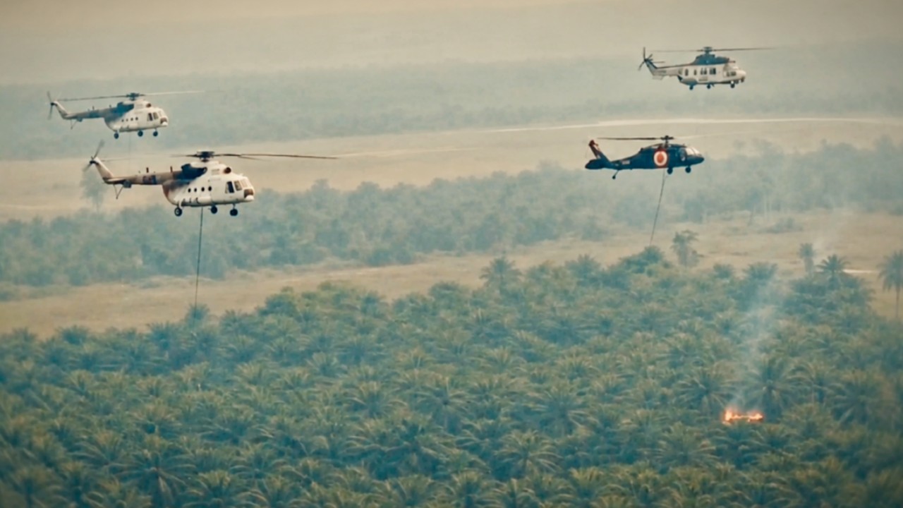 Indonesia Mobilises 64 Aircraft and 54,394 Personnel to Fight Forest Fires