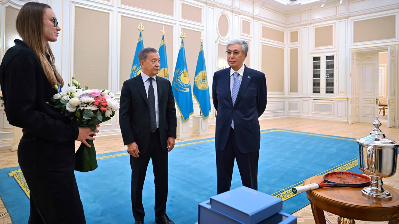 Tokayev honours Rybakina after historic US Open triumph