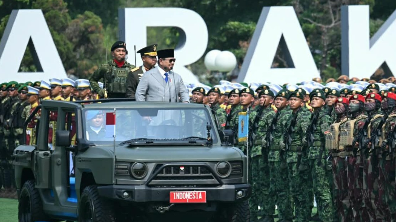 Prabowo Calls for Modern, Adaptive TNI to Counter Evolving Security Threats