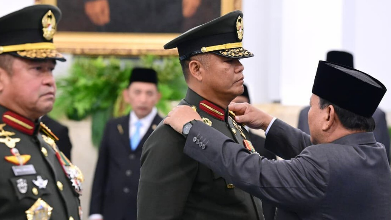Prabowo Appoints Tandyo Budi Revita as Indonesian Army Chief