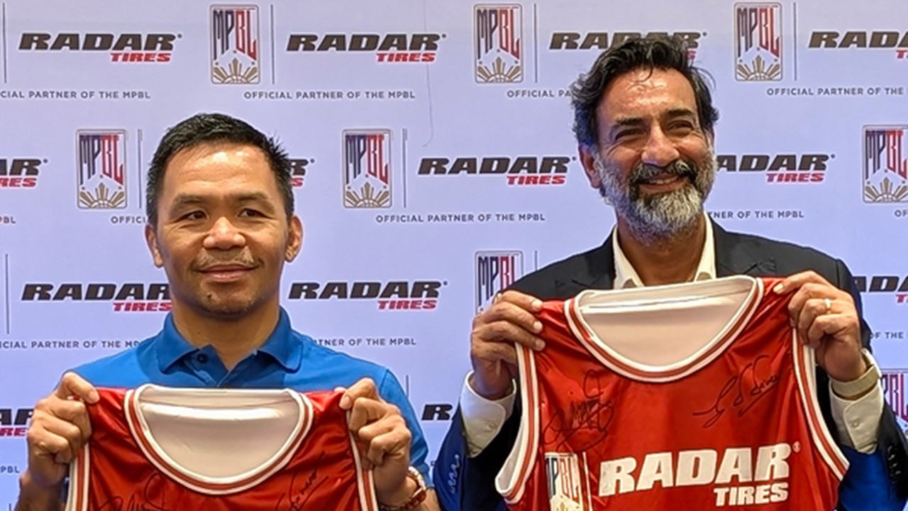 Radar Tires Partners Manny Pacquiao’s Basketball League to Back Filipino Youth